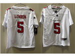 Atlanta Falcons #5 Drake London Youth 2026 White Vapor Limited Jersey