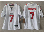 Atlanta Falcons #7 Bijan Robinson Women's 2026 White Vapor F.U.S.E. Limited Jersey