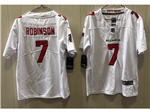 Atlanta Falcons #7 Bijan Robinson Youth 2026 White Vapor Limited Jersey
