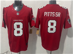 Atlanta Falcons #8 Kyle Pitts Sr. 2026 Red Vapor F.U.S.E. Limited Jersey