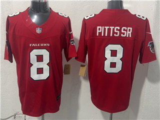 Atlanta Falcons #8 Kyle Pitts Sr. 2026 Red Vapor F.U.S.E. Limited Jersey