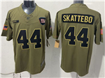 New York Giants #44 Cam Skattebo Olive 2025 Salute To Service Limited Jersey