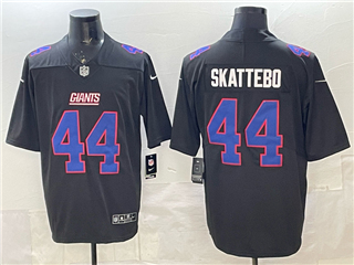 New York Giants #44 Cam Skattebo Black Fashion Vapor Limited Jersey