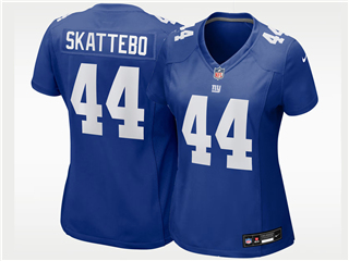 New York Giants #44 Cam Skattebo Women's Blue Vapor Limited Jersey