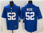 New York Giants #52 Arvell Reese Blue Vapor Limited Jersey
