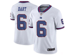 New York Giants #6 Jaxson Dart White Color Rush Limited Jersey