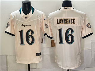 Jacksonville Jaguars #16 Trevor Lawrence 2026 Cream Vapor F.U.S.E. Limited Jersey
