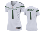 New York Jets #1 Sauce Gardner Women's White Vapor Limited Jersey