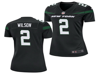 New York Jets #2 Zach Wilson Women's Black Vapor Limited Jersey