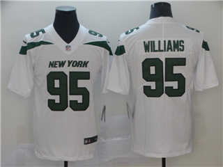 New York Jets #95 Quinnen Williams 2019 New White Vapor Limited Jersey