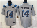 Detroit Lions #14 Amon-Ra St. Brown 2026 Gray Rivalries Vapor F.U.S.E. Limited Jersey