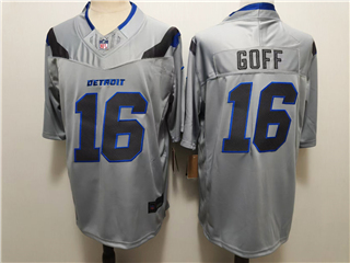 Detroit Lions #16 Jared Goff 2026 Gray Rivalries Vapor F.U.S.E. Limited Jersey