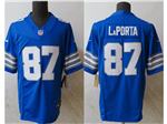 Detroit Lions #87 Sam LaPorta Blue Vapor F.U.S.E. Limited Jersey
