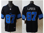 Detroit Lions #87 Sam LaPorta Black Vapor F.U.S.E. Limited Jersey