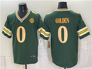 Green Bay Packers #0 Matthew Golden 2026 Green Rivalries Vapor Limited Jersey