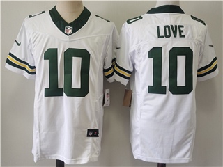 Green Bay Packers #10 Jordan Love White Vapor F.U.S.E. Limited Jersey