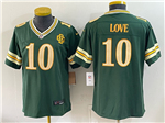 Green Bay Packers #10 Jordan Love Women's 2026 Green Rivalries Vapor Limited Jersey