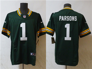 Green Bay Packers #1 Micah Parsons Green Vapor F.U.S.E. Limited Jersey