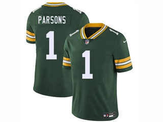 Green Bay Packers #1 Micah Parsons Green Vapor F.U.S.E Limited Jersey