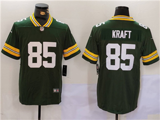 Green Bay Packers #85 Tucker Kraft Green Vapor Limited Jersey