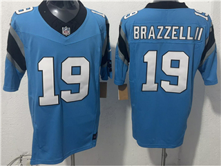 Carolina Panthers #19 Chris Brazzell II Blue Vapor F.U.S.E. Limited Jersey