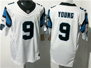 Carolina Panthers #9 Bryce Young White Vapor F.U.S.E. Limited Jersey