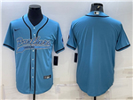 Carolina Panthers Blue Baseball Cool Base Team Jersey