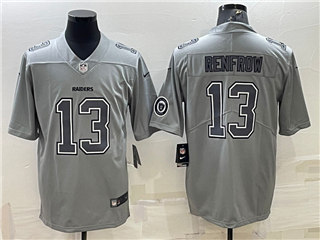 Las Vegas Raiders #13 Hunter Renfrow Gray Atmosphere Fashion Limited Jersey
