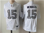 Las Vegas Raiders #15 Fernando Mendoza White Color Rush Limited Jersey