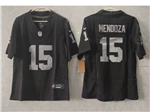 Las Vegas Raiders #15 Fernando Mendoza Youth Black Vapor F.U.S.E. Limited Jersey