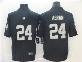 Las Vegas Raiders #24 Johnathan Abram Black Vapor Limited Jersey