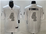 Las Vegas Raiders #4 Aidan O'Connell White Color Rush Limited Jersey