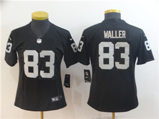 Las Vegas Raiders #83 Darren Waller Women's Black Vapor Limited Jersey