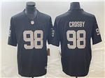 Las Vegas Raiders #98 Maxx Crosby Black Vapor F.U.S.E. Limited Jersey