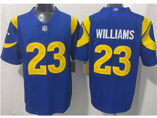 Los Angeles Rams #23 Kyren Williams 2026 Royal Vapor F.U.S.E. Limited Jersey