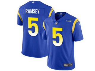 Los Angeles Rams #5 Jalen Ramsey Royal Vapor Limited Jersey