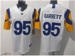 Los Angeles Rams #95 Myles Garrett 2026 White Vapor F.U.S.E. Limited Jersey