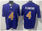 Baltimore Ravens #4 Zay Flowers Purple Color Rush F.U.S.E. Limited Jersey