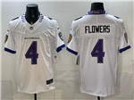 Baltimore Ravens #4 Zay Flowers 2026 White Vapor F.U.S.E. Limited Jersey