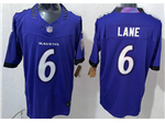 Baltimore Ravens #6 Ja'Kobi Lane 2026 Purple Vapor F.U.S.E. Limited Jersey