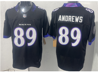 Baltimore Ravens #89 Mark Andrews 2026 Black Vapor F.U.S.E. Limited Jersey