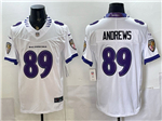 Baltimore Ravens #89 Mark Andrews 2026 White Vapor F.U.S.E. Limited Jersey