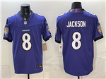 Baltimore Ravens #8 Lamar Jackson 2026 Purple Vapor F.U.S.E. Limited Jersey