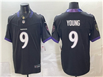 Baltimore Ravens #9 Zion Young 2026 Black Vapor F.U.S.E. Limited Jersey