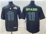 Seattle Seahawks #11 Jaxon Smith-Njigba Black Super Bowl LX Carbon Fashion Limited Jersey
