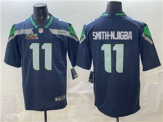Seattle Seahawks #11 Jaxon Smith-Njigba Blue Super Bowl LX Limited Jersey