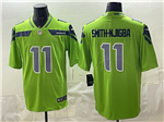 Seattle Seahawks #11 Jaxon Smith-Njigba Green Color Rush Vapor Limited Jersey
