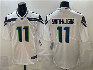 Seattle Seahawks #11 Jaxon Smith-Njigba White Vapor Limited Jersey