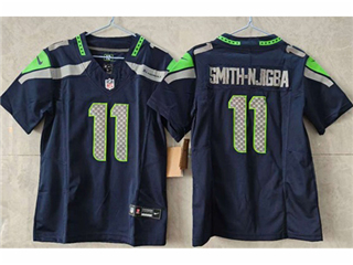 Seattle Seahawks #11 Jaxon Smith-Njigba Youth Blue Vapor F.U.S.E. Limited Jersey