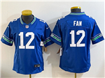 Seattle Seahawks #12 Fan Women's Royal Throwback Vapor F.U.S.E. Limited Jersey